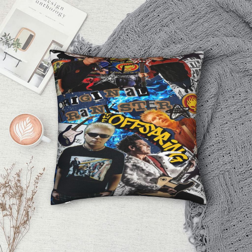 Stylish Bedroom O-Offsprings rock Metal Band  Decoration Pillowcase Accessories  Pillow Covers Square Multi-Size