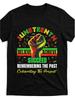 Juneteenth 1865 Graphic Drippy T-Shirt 100 Cotton Round Neck Drippy T-Shirt with Believe Achieve Succeed Design Comfortable