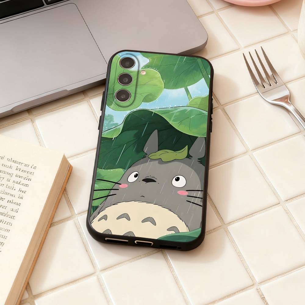 Cartoon Cute T-Totoros   Phone Case For Samsung Galaxy A73,A72,A71,A70,A53,A52,A51,Others Soft Black Shell
