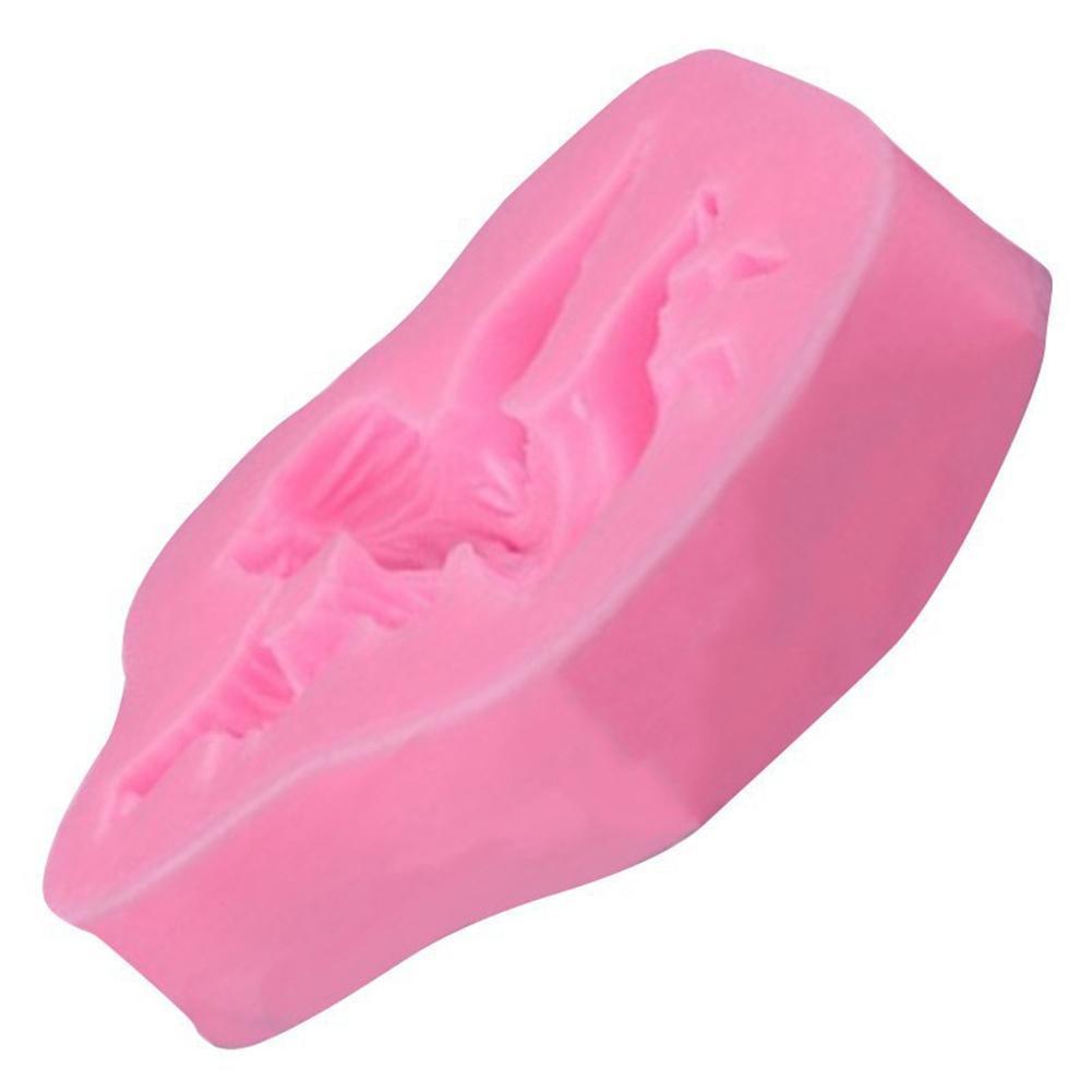 Silicone Cake Mold Little Angel s Pattern Desserts Chocolate Baking DIY Mold Making Tool