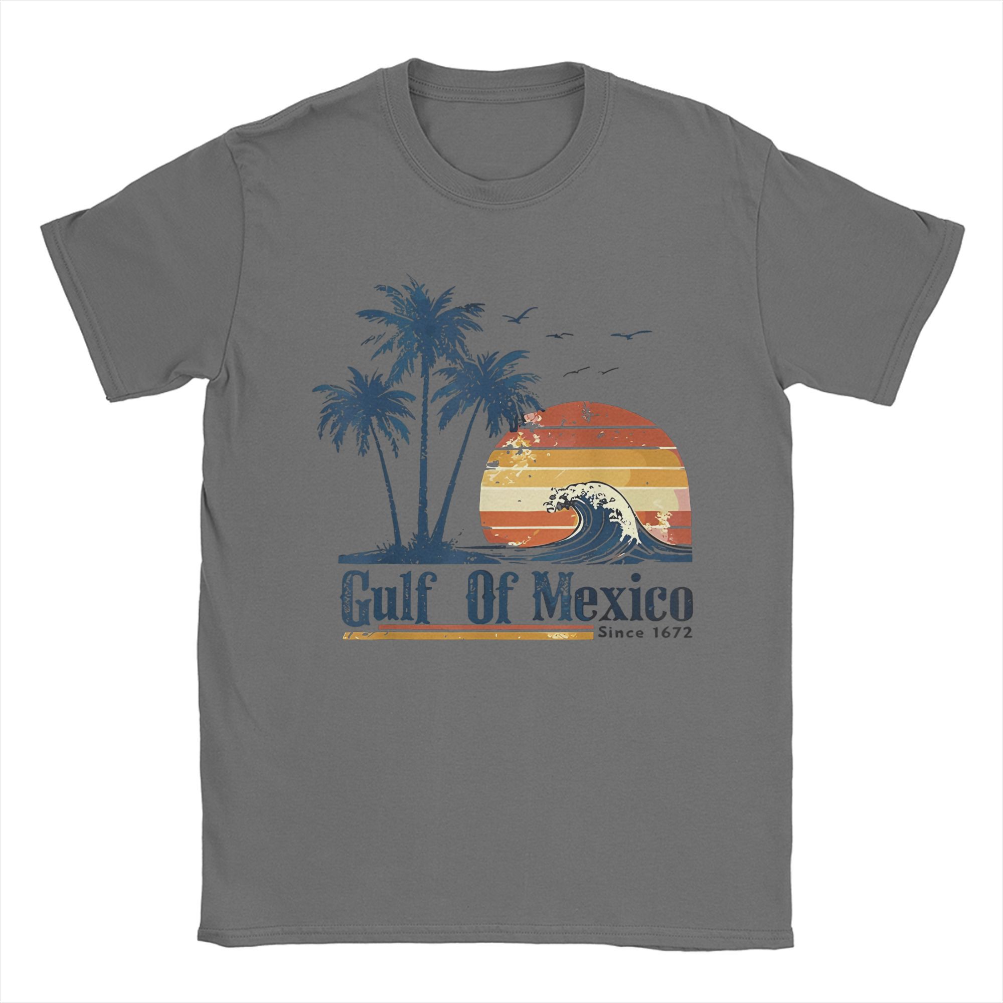 

2025 Since 1672 Gulf of Mexico Beach Summer Apparel Men Women T Shirts Cotton Tee Graphic T-shirt Clothing S