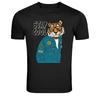 Stay Cool Tiger With Glasses Funny Animal Graphic T-Shirt