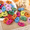 100 Pezzi Bottoni in Legno Pesci Cartone Animato Colore Misto Accessori Campanelli a Vento Decorazione Scrapbooking (3*2*0,5CM )