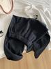 2025 Spring Retro Patchwork Women's Slimming Wide-Leg Workwear Pants