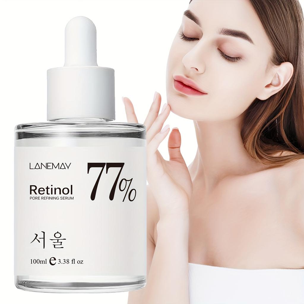 Retinol PORE REFINING SERUM 100ml 77% Power Repairing Essence Hydrating Face Serum For Damaged Skin