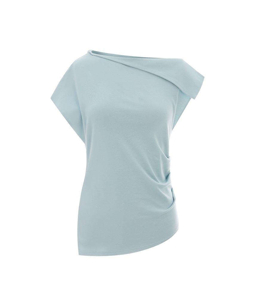 PAIGEFLYNN Asymmetrical Slit Off-Shoulder T-Shirt_P6Bts005C