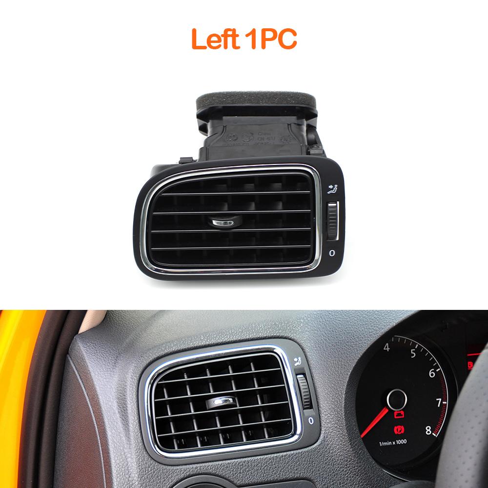 For Polo Car Front Central Dash Left Right Middle Air Conditioner AC Vent Grille Assembly For VW 2011-2018 6R0819703 6R0819704 Left 1PC