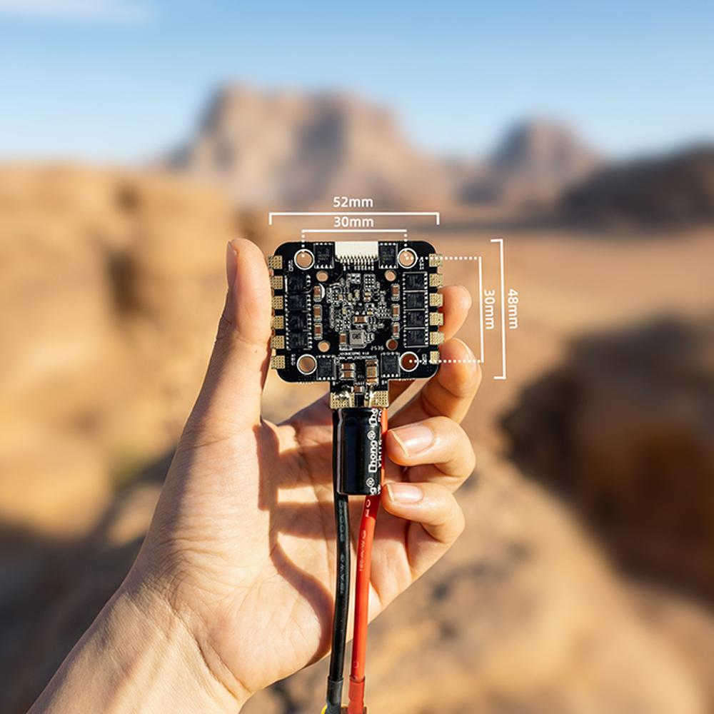30x30mm RadioLink 80A 2-6S 4in1 Brushless ESC AM32 AT421 MCU Compatible with PWM Dshot300 Dshot600 for 3-22Inch Racing Drones