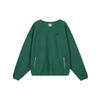 Nike Club Fleece Solid Crew Neck Sweatshirt with Zip Pocket Men Sweatshirt Spruce-Green FB8379-323