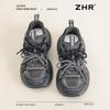 ZHR JT62 Damen Retro klobige Plateau-Sneaker