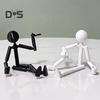 Stickman Ornament Multi-Purpose Action Figure Decor Mysterious Design Stress Relief Toy with Fully Poseable Robot