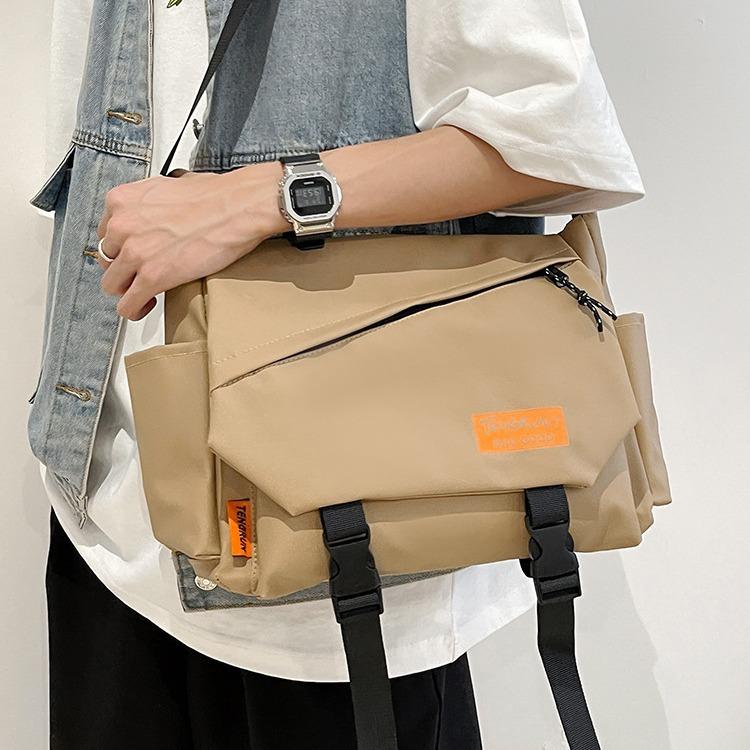 One-shoulder Messenger Bag Leisure Backpack Japanese Bag Male Harajuku Retro Postman Bag