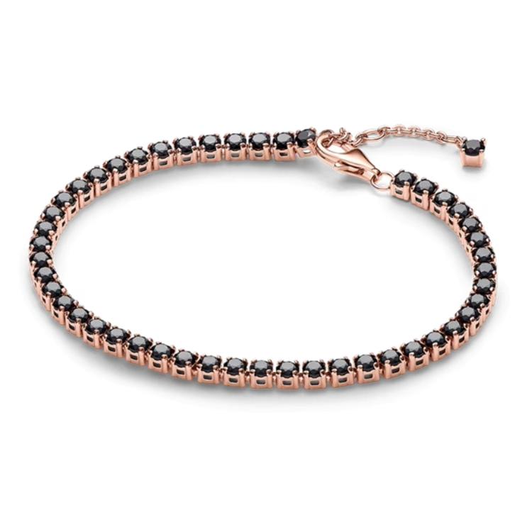 Pandora Personalized Design Alloy Gold-Plated Glass Bracelet Women bracelet Rose-Gold 581469C02 Box,16