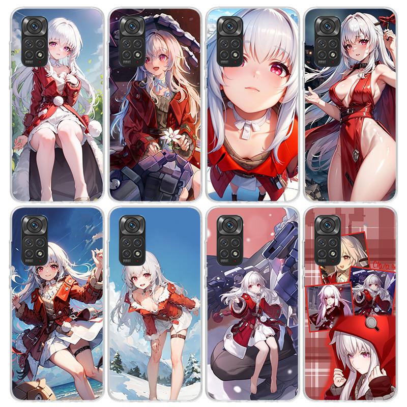 Honkai Star Rail Clara Phone Case For Xiaomi Redmi Note 10 11 12 13 14 15 Pro Plus 11S 12S 14S 11T 11E 10S Soft TPU Back Cover R
