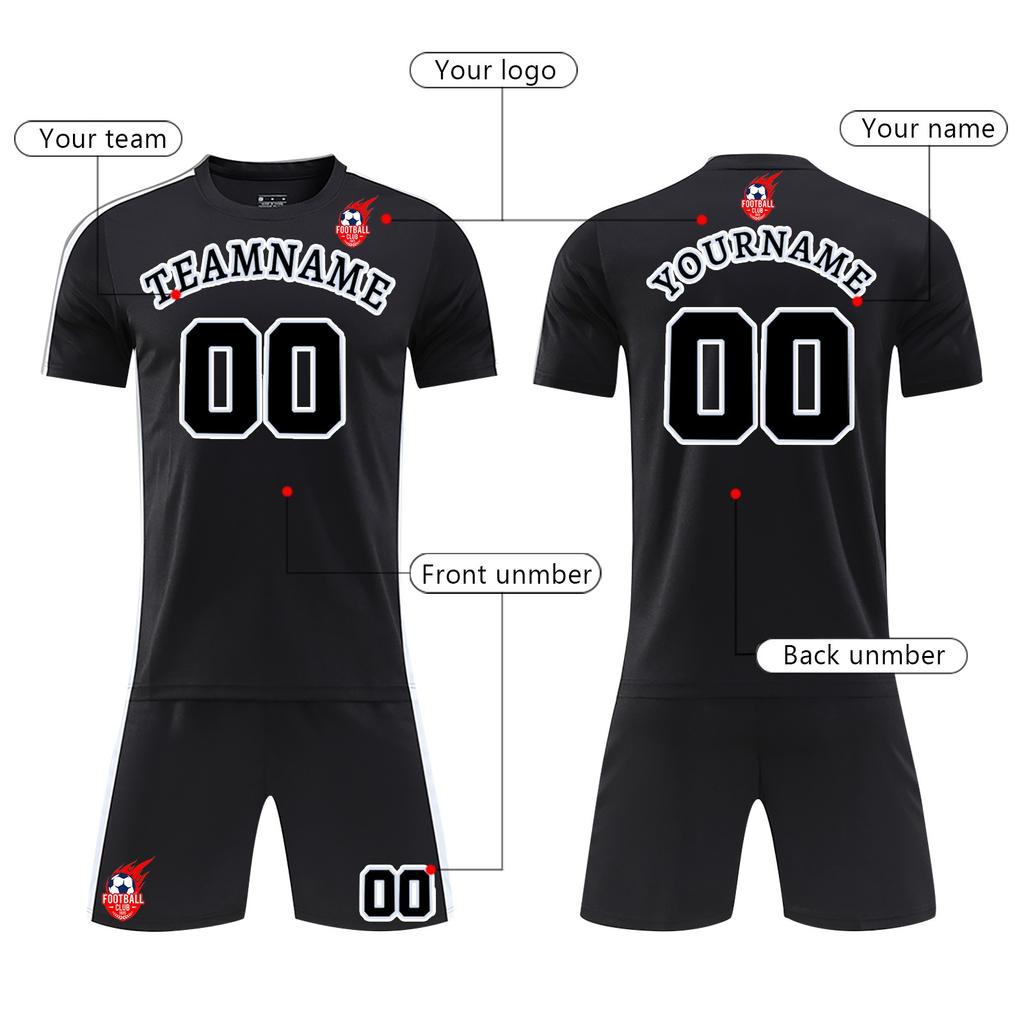 Sports Team Uniform Set Football Training Suit Set