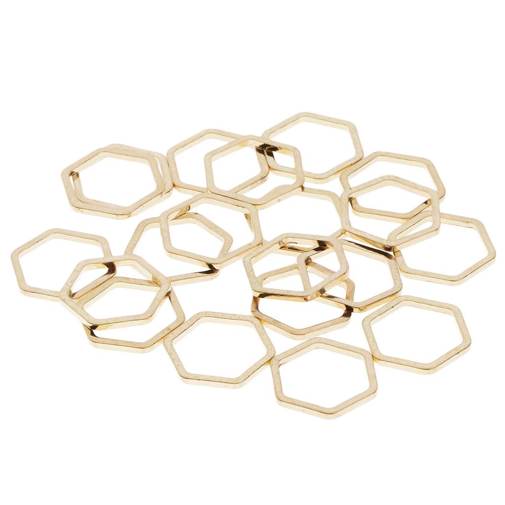 20 kusů kovových přívěsků na výrobu šperků 7x7mm
