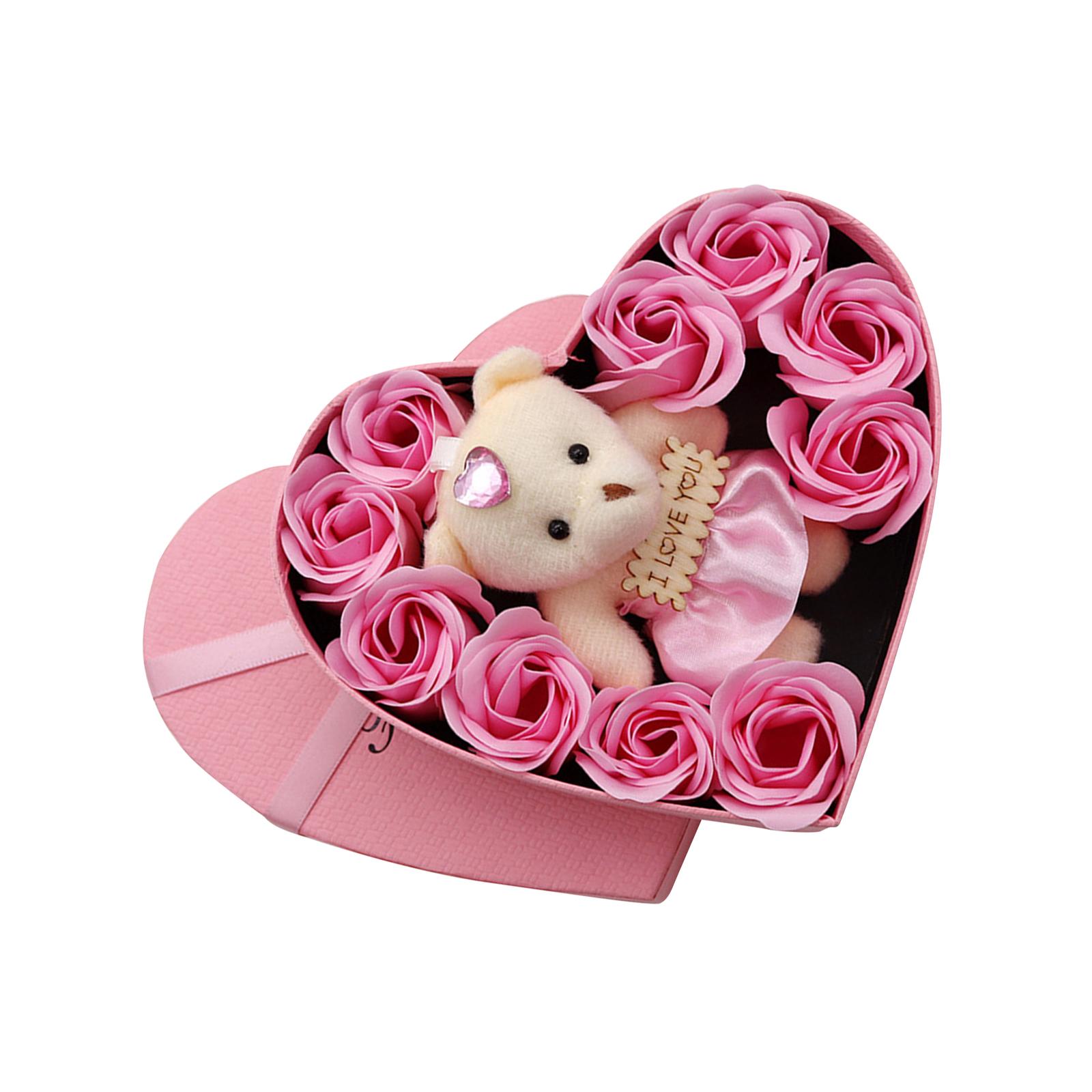 

Мыло Ро Цветок Искусственный Цветок Кукла Медведь Имитация Цветов Украшение Мыло розовый