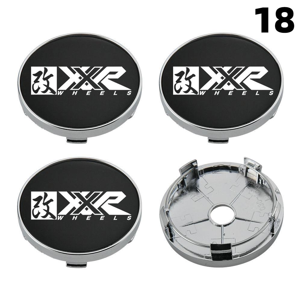 4PCS OD 58MM/60MM/63MM/65MM Cap For Rims SSR XXR Emblem Wheel Center Cap Sport Car Logo Wheel Cover Hub caps
