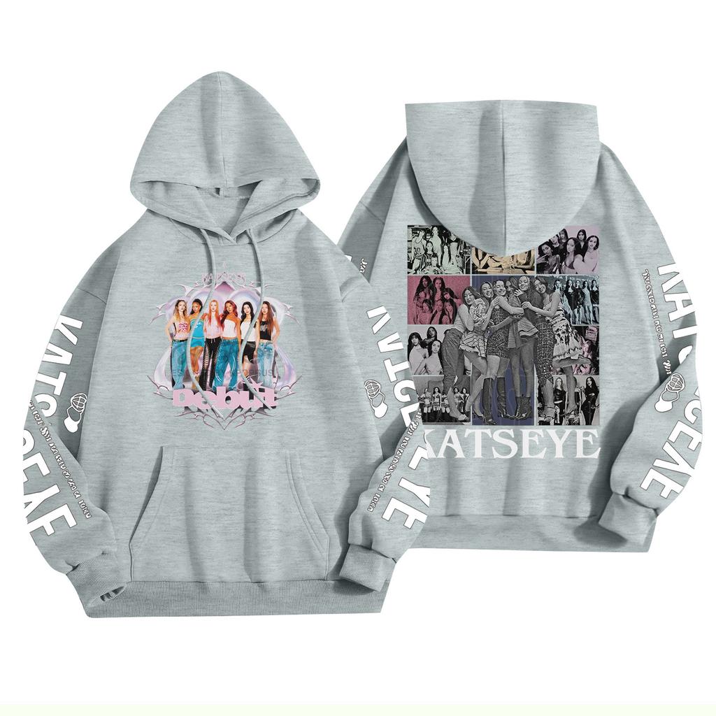 Unisex Fashion Lightweight Long Sleeve Pullover With Pockets Printed Hoodie