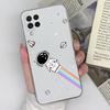 Phone Case For Samsung Galaxy A22 4G 5G Cover Silicone Transparent Fashion Love Heart Butterfly Protective For Samsung A 22 Capa