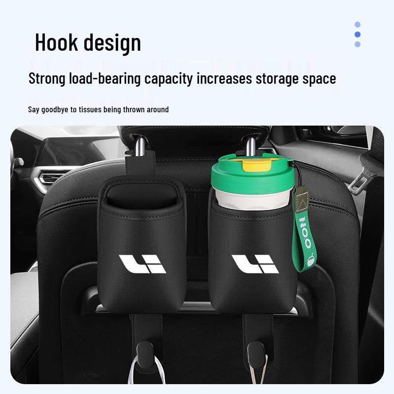 Multifunktionaler Auto-Getränkehalter und Sitzrückenhaken für Ideal ONE/L7/L8/L9
