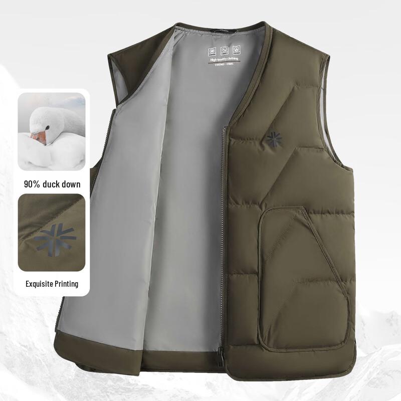 SNOWFLYING Men s Lightweight 90% Duck Down Vest