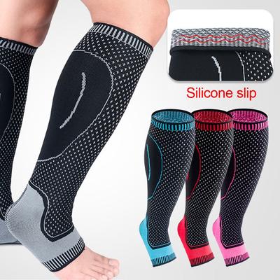 1 Ζεύγος Sports Compression Leg Sleeve Basketball Football Calf Support Running Antiskid Shin Guard Cycling Leg Warmers