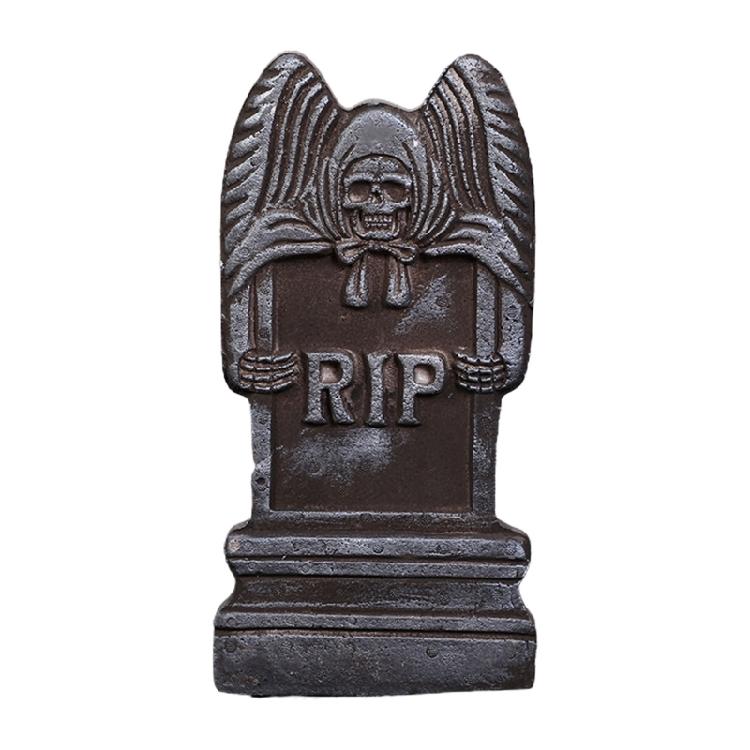 Halloween Foam Tombstone Bat Ghost Skull Party Backdrop Decoration Supplies