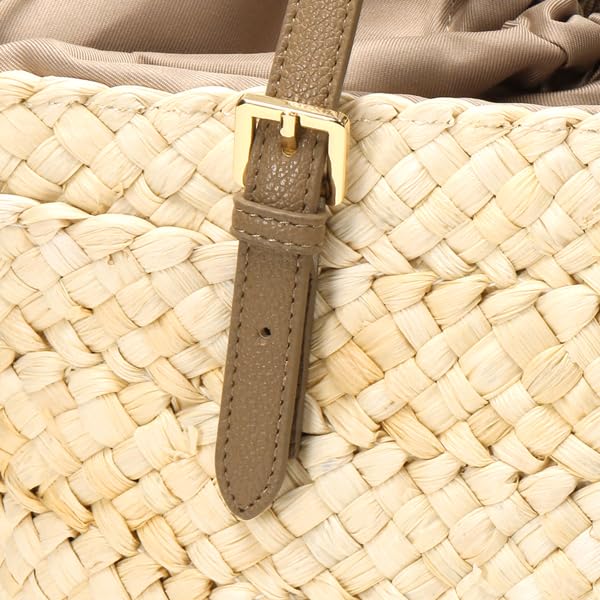 Labagagerie Tote Bag [Maze] Wide Basket Greige (26)