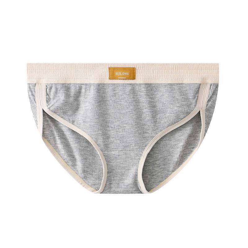 Einfarbige Damenunterwäsche Slim Fit Damen Dreiecksslips Baumwolle Damen Übergröße Dreiecksslips