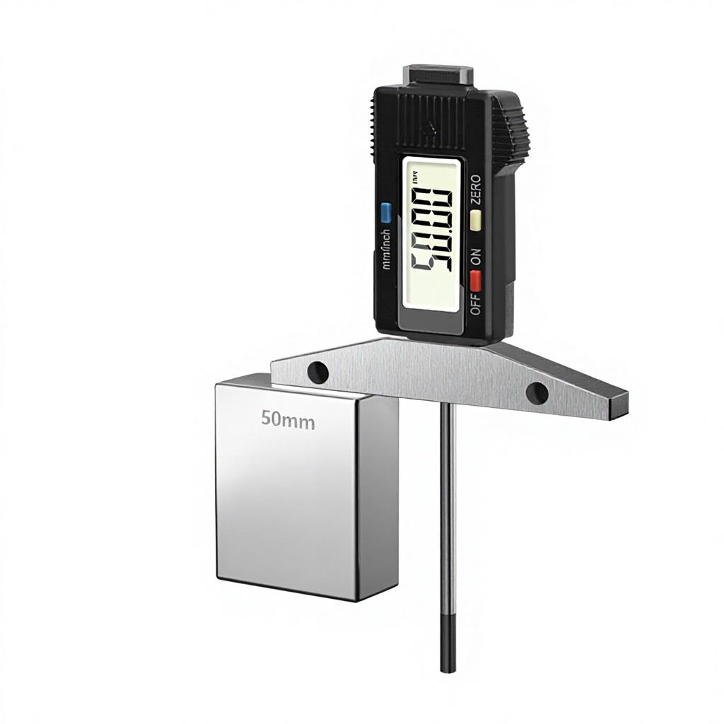 Fine-Point Digital Caliper for High-Precision Tire Tread Depth Measurement Digital dial depth gauge-150mm-measuring rod 2mm