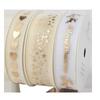 New 9m Birthday Gift Package With Hot Gold Snow Yarn Ribbon Christmas Decoration Transparent Bow Cake Boxes And Packaging