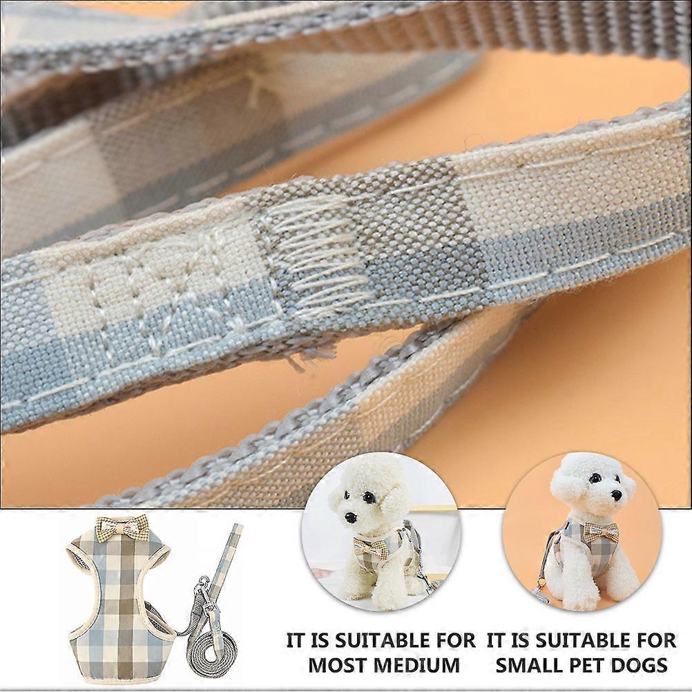 Pet Vest Leash Dog Leash for Walking Puppy Vest 3Pcs Set