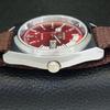 JAPAN VINTAGE REFURBISHED SEIKO 5 AUTOMATIC 6309A MENS RED DIAL WATCH a440911-4