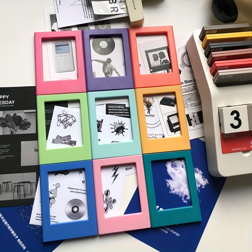 1/5 st Retro Magnetisk Fotoram för Fujifilm Instax 3-tums Negativ Album Displayhållare för Kök Heminredning Minnesgåvor