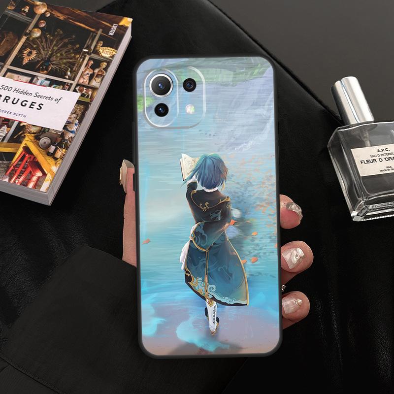 Genshin Impact Xingqiu Case For Xiaomi 14T Pro 11T 12T 13T 13 14 15 Ultra POCO X7 Pro X3 X5 X6 M6 F5 F6 Pro Cover
