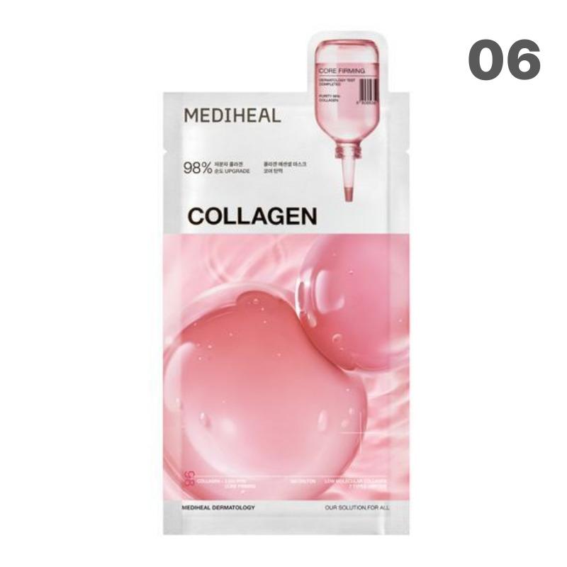 

MEDIHEAL Базова маска-серветка Високоефективна (1 аркуш) Виберіть 1 з 7 типів 06 Collagen
