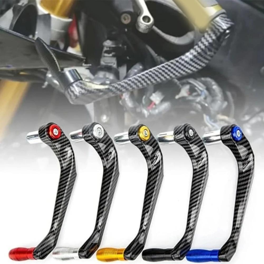 Motorcycle Brake Clutch Lever Handguard Aluminum Alloy Protector for 7 8 Inch Handlebar Compatible with Many Bikes