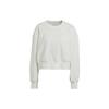 Sweatshirts Women's White Crew Neck Moderate Regular (Unisex) Sweatshirts HM1608