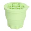 2 in 1 Makeup Brush Cleaning Mat with Brush Drying Rack Folding Space Saving Cosmetic Brush Cleaner Bowl