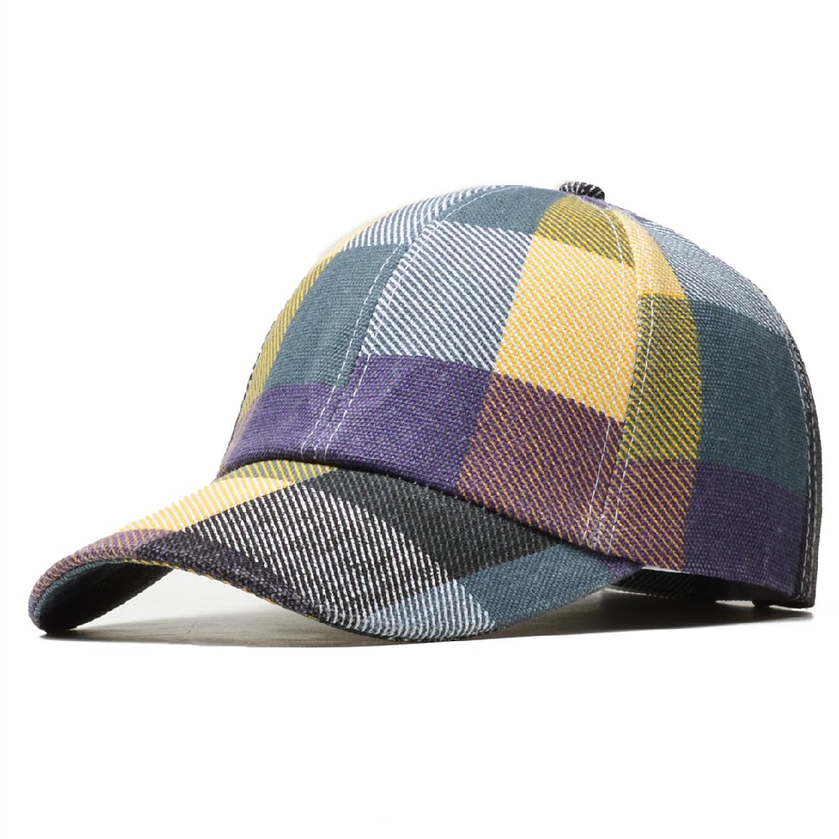 

NORTHWOOD Кепки бейсбольные сетчатые мужские и женские солнцезащитные для отдыха на открытом воздухе и модные шляпы с утиным язычком 55-60 cm жёлтый