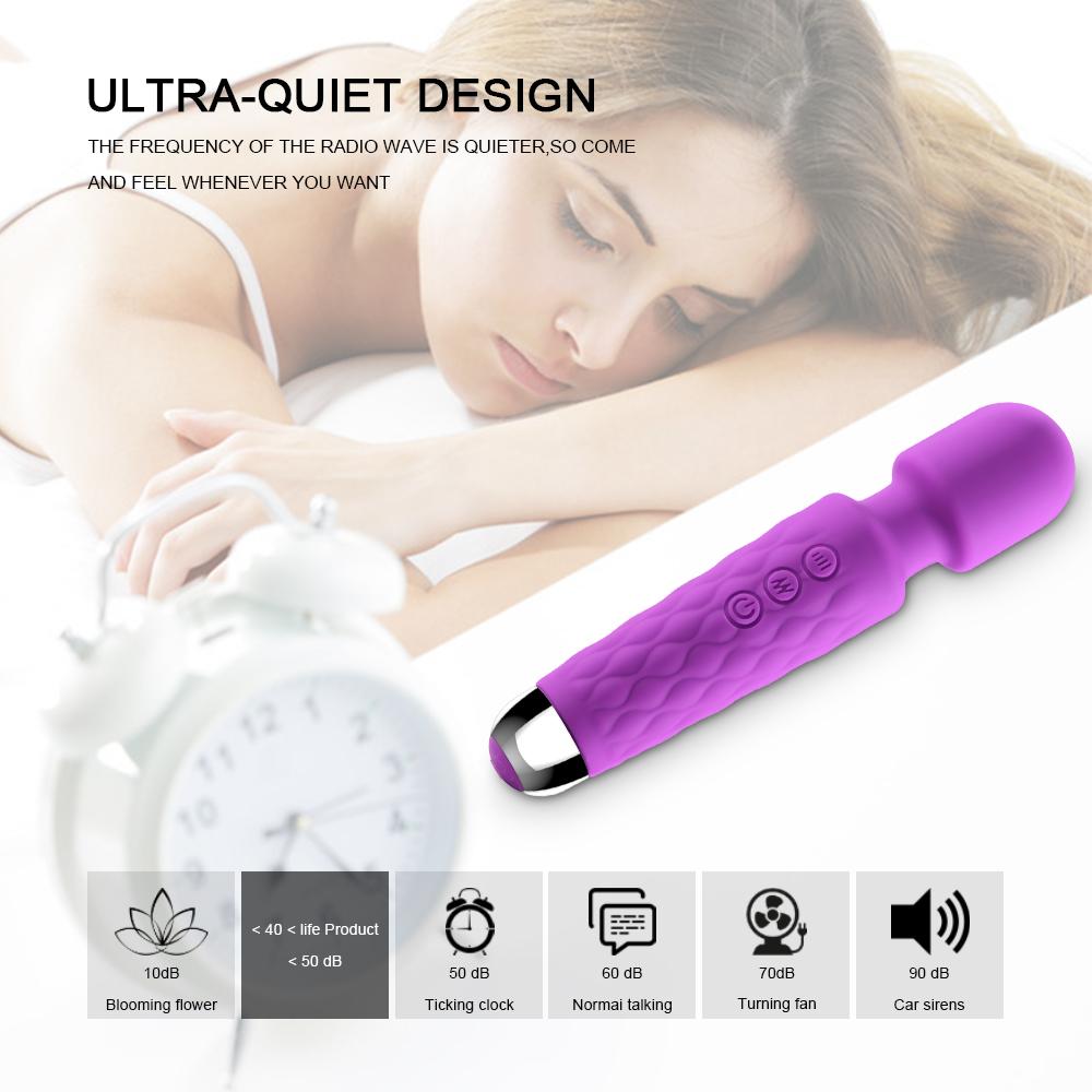 Powerful Magic Wand Vibrators for women G Spot Clitoris Stimulator Dildo Wand Massager Masturbator AV Stick Sex Toys for
