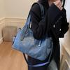Women Retro Soft Leather Tote Bag Large Capacity Shoulder Handbag Vintage Multi-Pocket Work Shopping Crossdbody Bags