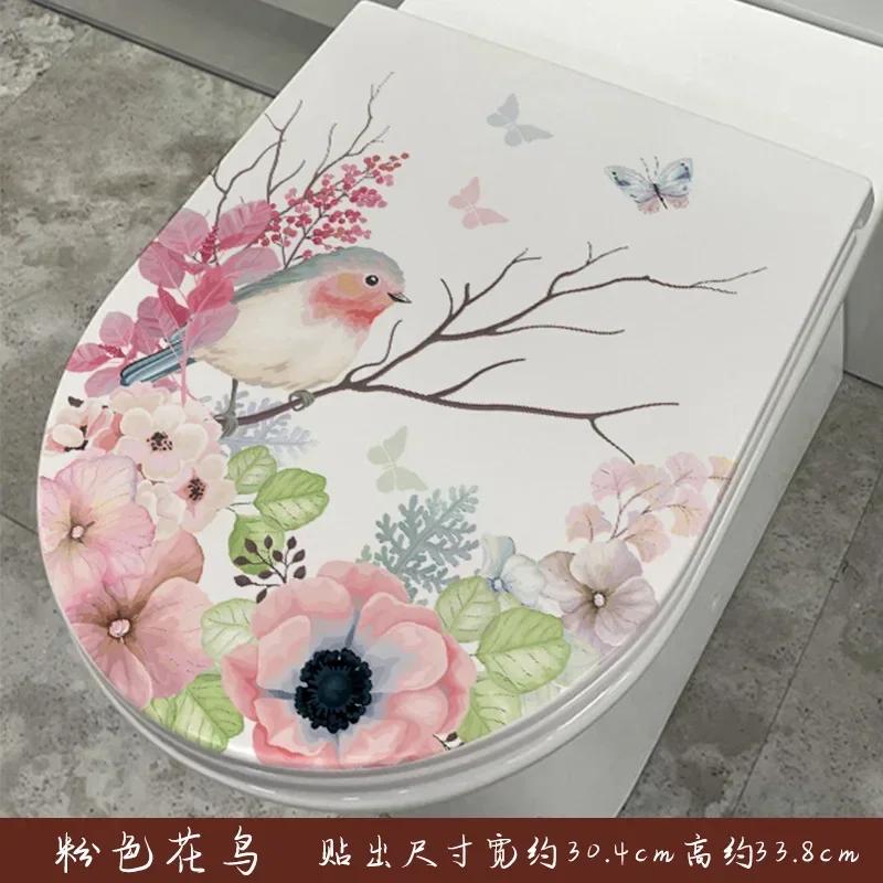 Waterproof Butterfly Wall Stickers Toilet Sticker Decorative Kitchen Stickers Bathroom Vinyl Decals Christmas Decoration