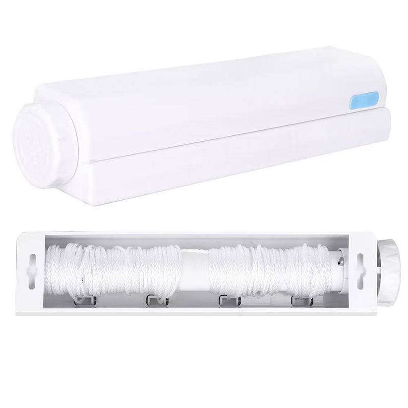 Spring Automatic Telescopic Clothes Drying Rack With 5 Ropes, Automatic Telescopic Clothes Drying Rope