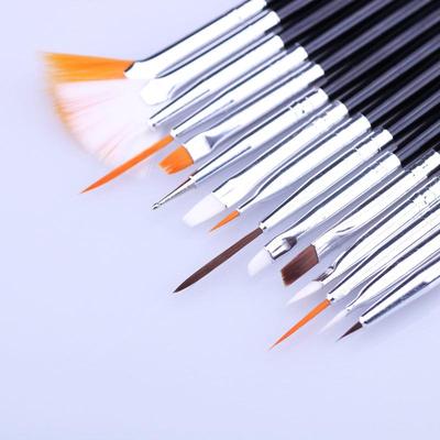 15 szt. Nail Art Gel Design Pen Malowanie Polski pędzel Zestaw narzędzi do rysowania rozsianych