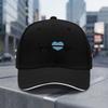 Heartbeat I Love Botswana Heart Flag Adjustable Baseball Cap