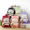 Schoolbag School Bag Large Capacity Fashion Primary School Students Multi-piece Backpack Fifth and Sixth Grade Large Capacity Backpack Portable 