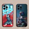 S-Silent Hill F Horro Hinako Phone Case For iPhone 17,16,15,14,13,12,Pro,Max,Plus,E,SE4,Air,Mini Black Soft Cover