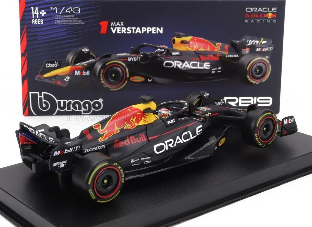 Blagoh F1 Red Bull Die-Cast Car 1/43 Max Verstappen RB19 ORACLE 2023 World Champion Signature Series